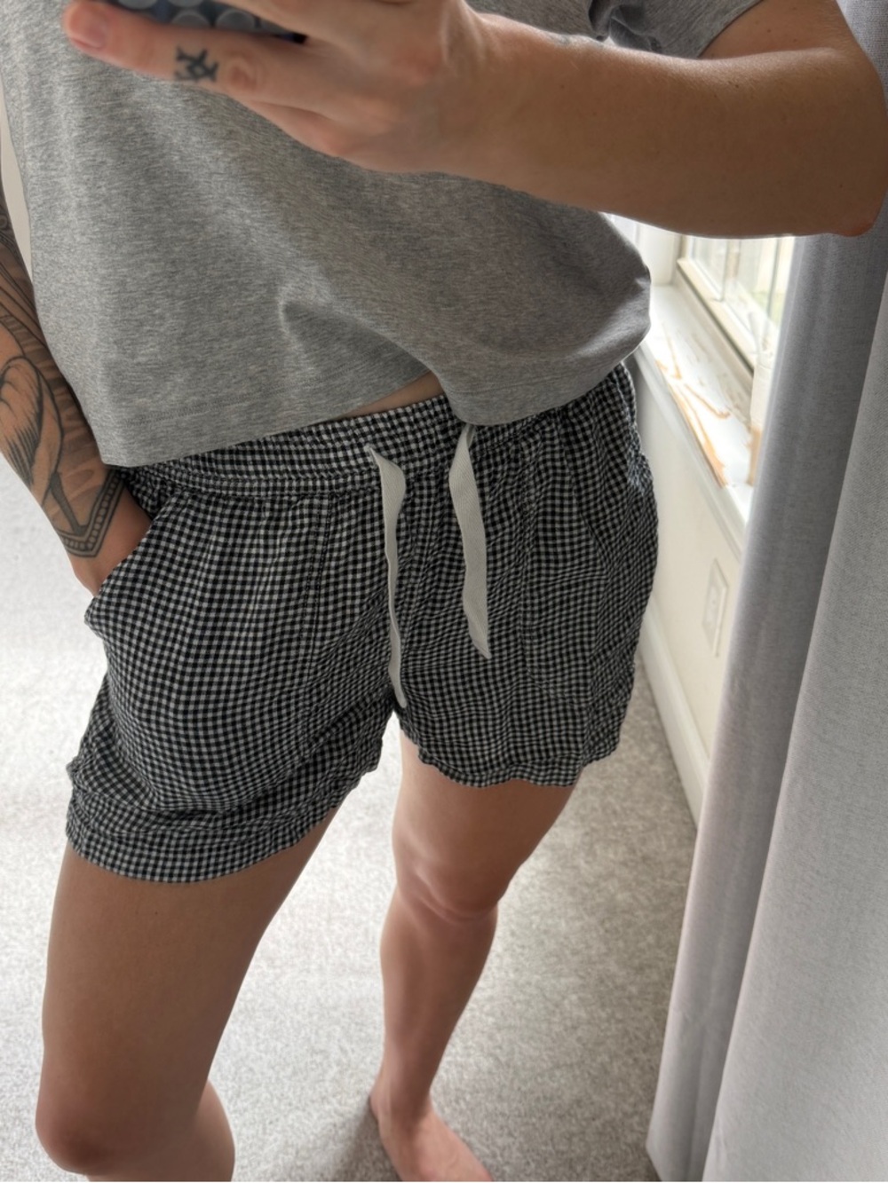 Quince 100% European linen shorts